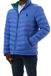 U.S. Polo Assn. Men's Long Sleeve Puffer Jacket - Blue