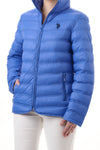 U.S. Polo Assn. Ladies Long Sleeve Puffer Jacket - Blue