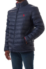 U.S. Polo Assn. Men's Long Sleeve Puffer Jacket - Navy