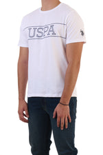 U.S. Polo Assn. Men's T-Shirt with USPA printed logo