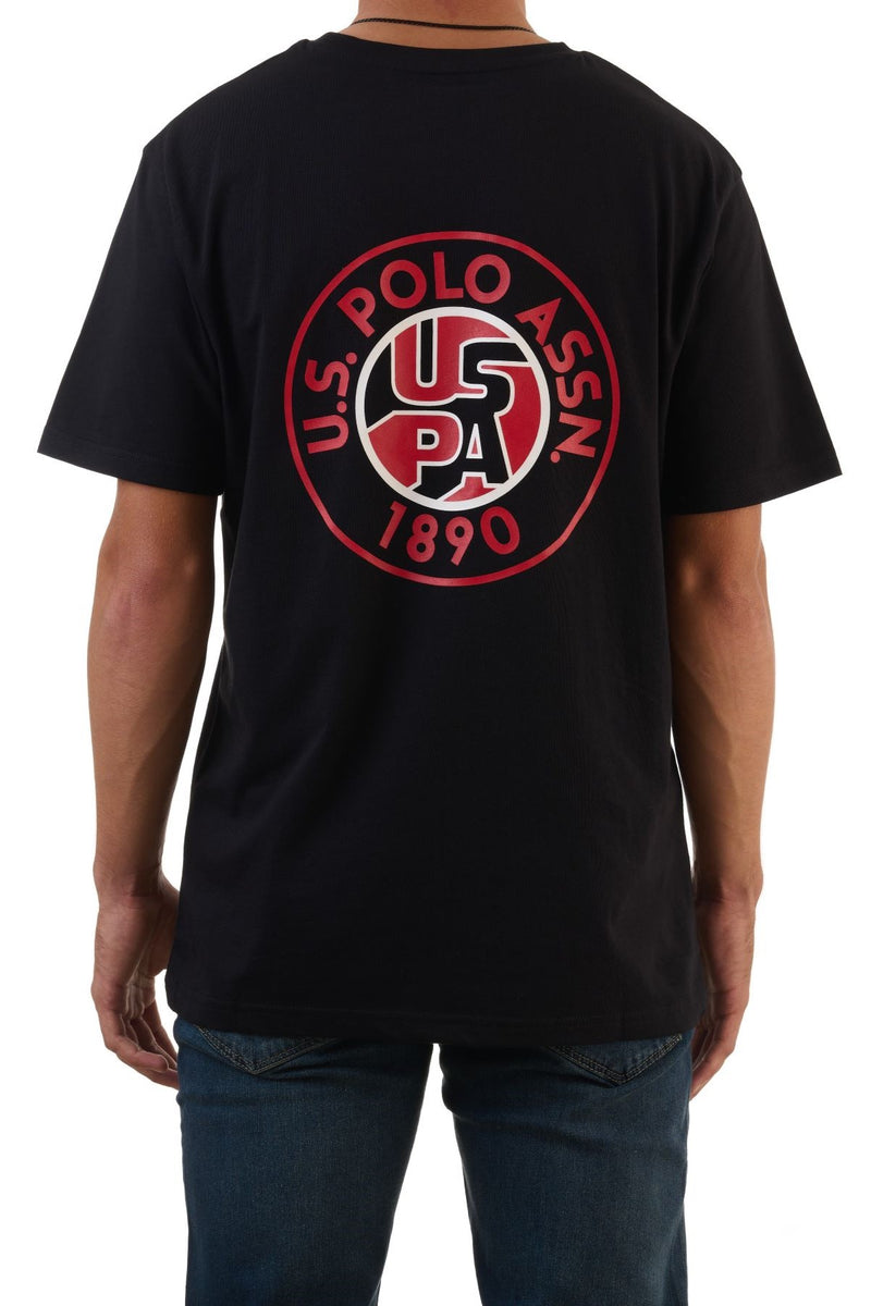 U.S. Polo Assn. Men's T-Shirt with Front and Back printed logo