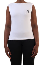 U.S. Polo Assn. Ladies Boat Neck Tank Top