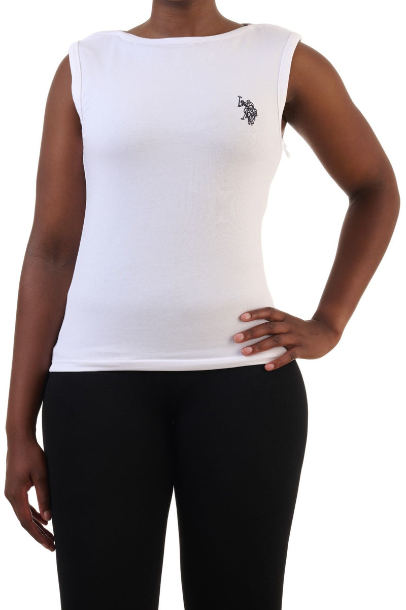 U.S. Polo Assn. Ladies Boat Neck Tank Top