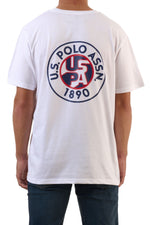 U.S. Polo Assn. Men's T-Shirt with Front and Back printed logo