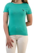 U.S. Polo Assn. Ladies Boat Neck T-Shirt