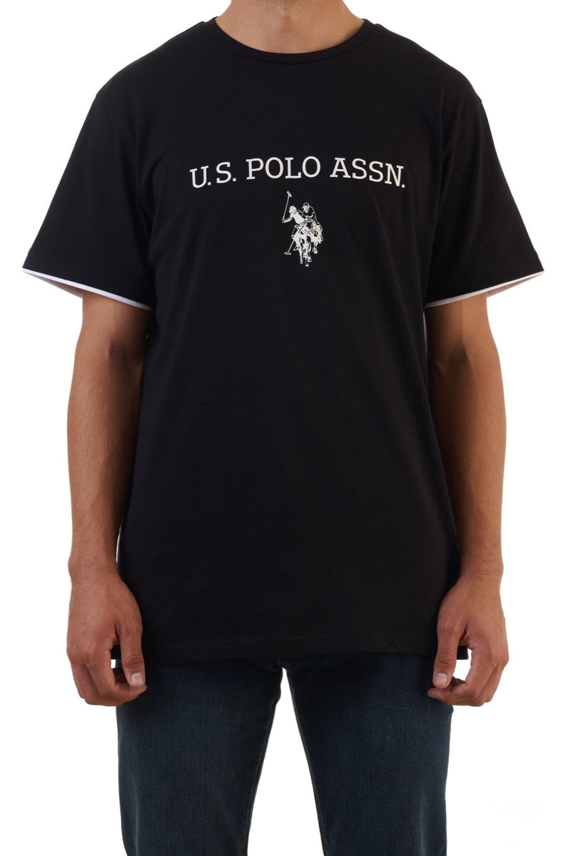U.S. Polo Assn. Men's T-Shirt with USPA wording and logo