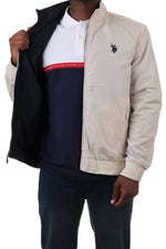 U.S. Polo Assn. Men's Reversible Jacket - Stone/Navy