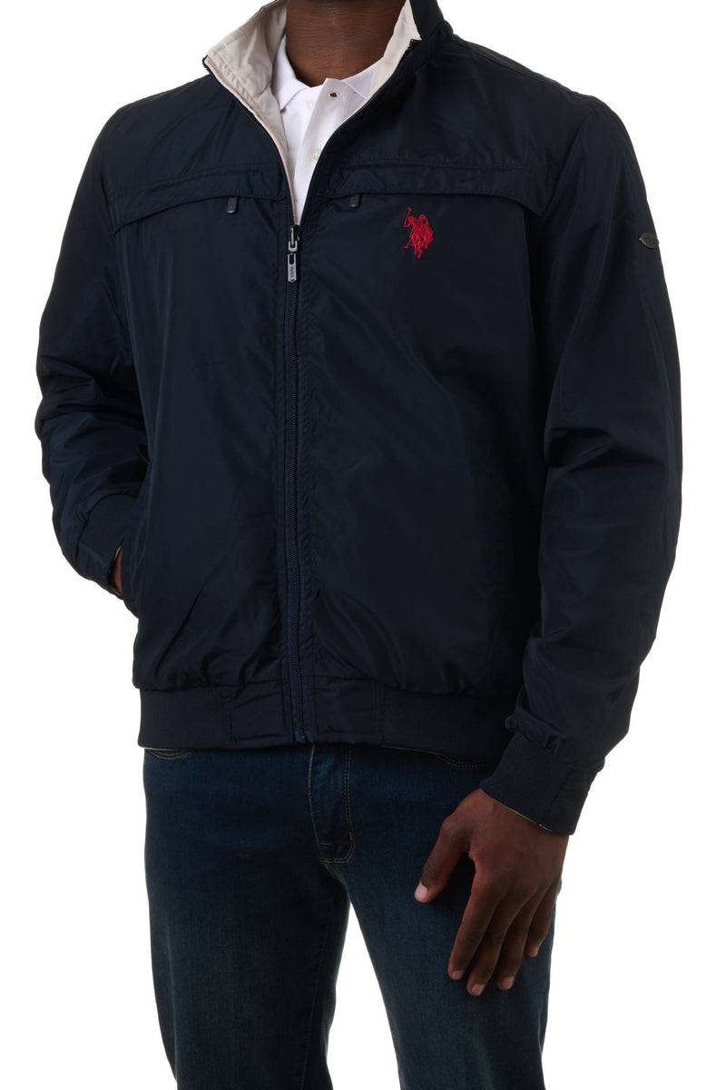 U.S. Polo Assn. Men's Reversible Jacket - Stone/Navy