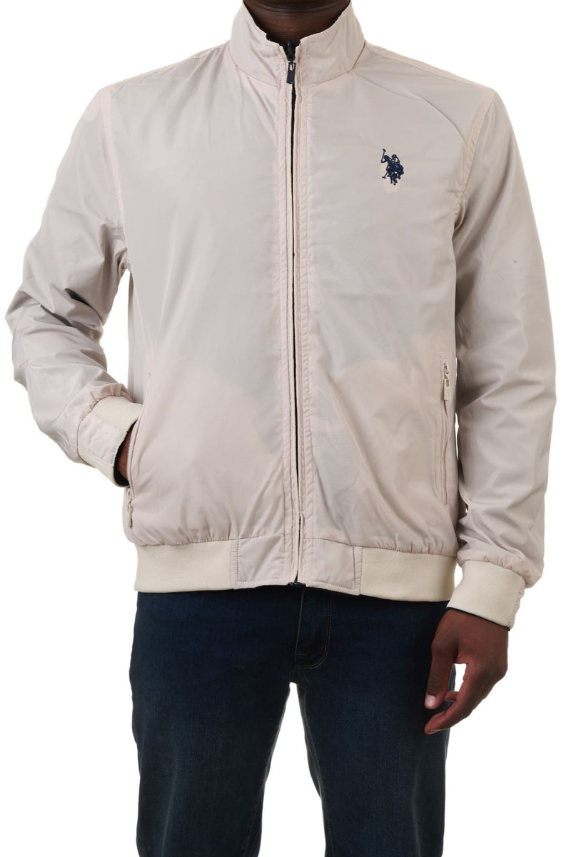 U.S. Polo Assn. Men's Reversible Jacket - Stone/Navy