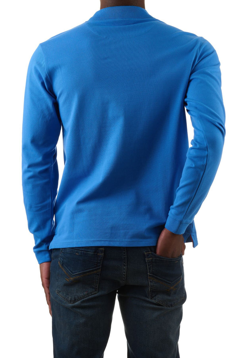 U.S. Polo Assn. Men's Long Sleeve Polo Shirt - Blue