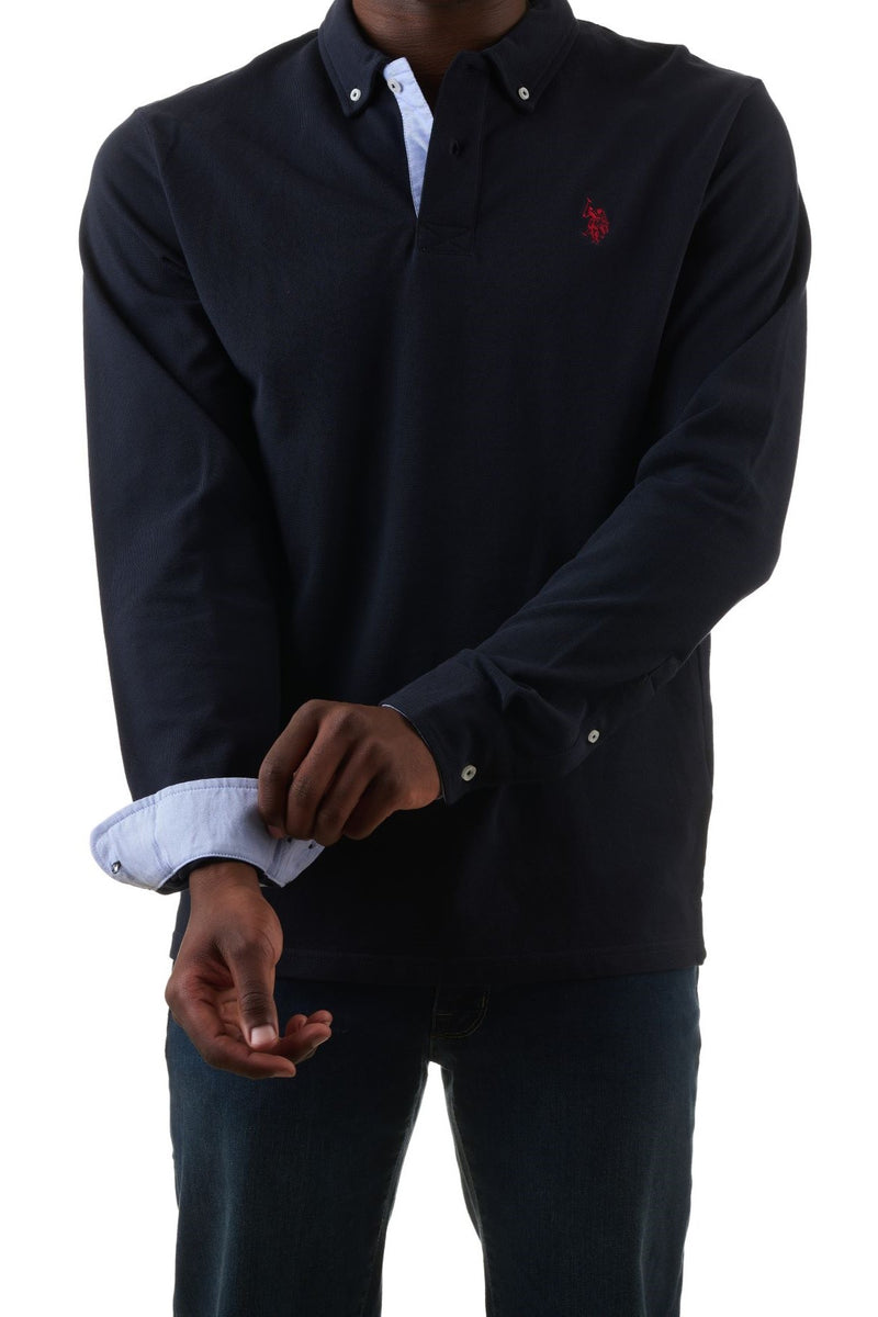 U.S. Polo Assn. Men s Long Sleeve Formal Polo Shirt Navy U.S. Polo Assn. South Africa