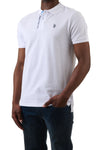 U.S. Polo Assn. Men's Polo Shirt with print detail - White