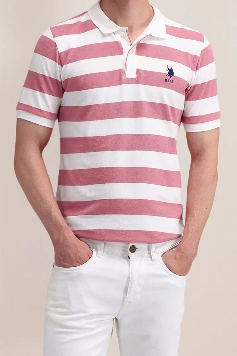 U.S. Polo Assn. Men's Striped Polo Shirt