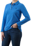 U.S. Polo Assn. Ladies Long sleeve polo shirt - Blue