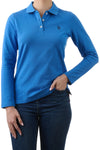 U.S. Polo Assn. Ladies Long sleeve polo shirt - Blue