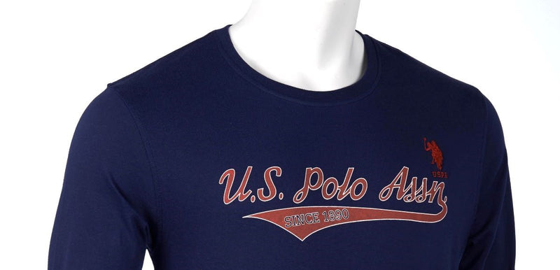 U.S. Polo Assn. Mens USPA Long Sleeve T-Shirt - Navy