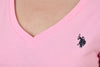 U.S. Polo Assn. Ladies Plain Short Sleeve T-Shirt - Pink