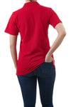 U.S. Polo Assn. Ladies Signature plain polo shirt - Red