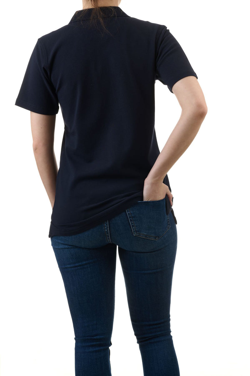 U.S. Polo Assn. Ladies Signature plain polo shirt - Navy