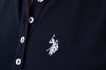 U.S. Polo Assn. Ladies Signature plain polo shirt - Navy