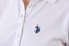 U.S. Polo Assn. Ladies Signature plain polo shirt - White