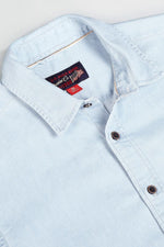 U.S Polo Assn. Men's Long Sleeve Woven Shirt - Denim
