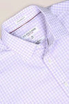 U.S Polo Assn. Men's Long Sleeve Woven Shirt - Purple checked