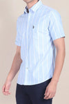 U.S. Polo Assn. Mens Short Sleeve Woven Shirt - Striped