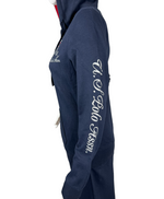 U.S. Polo Assn. Ladies Long Sleeve Zip up Hoody - Navy