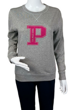 U.S. Polo Assn. Ladies Long Sleeve 'P' Logo Sweatshirt - Grey