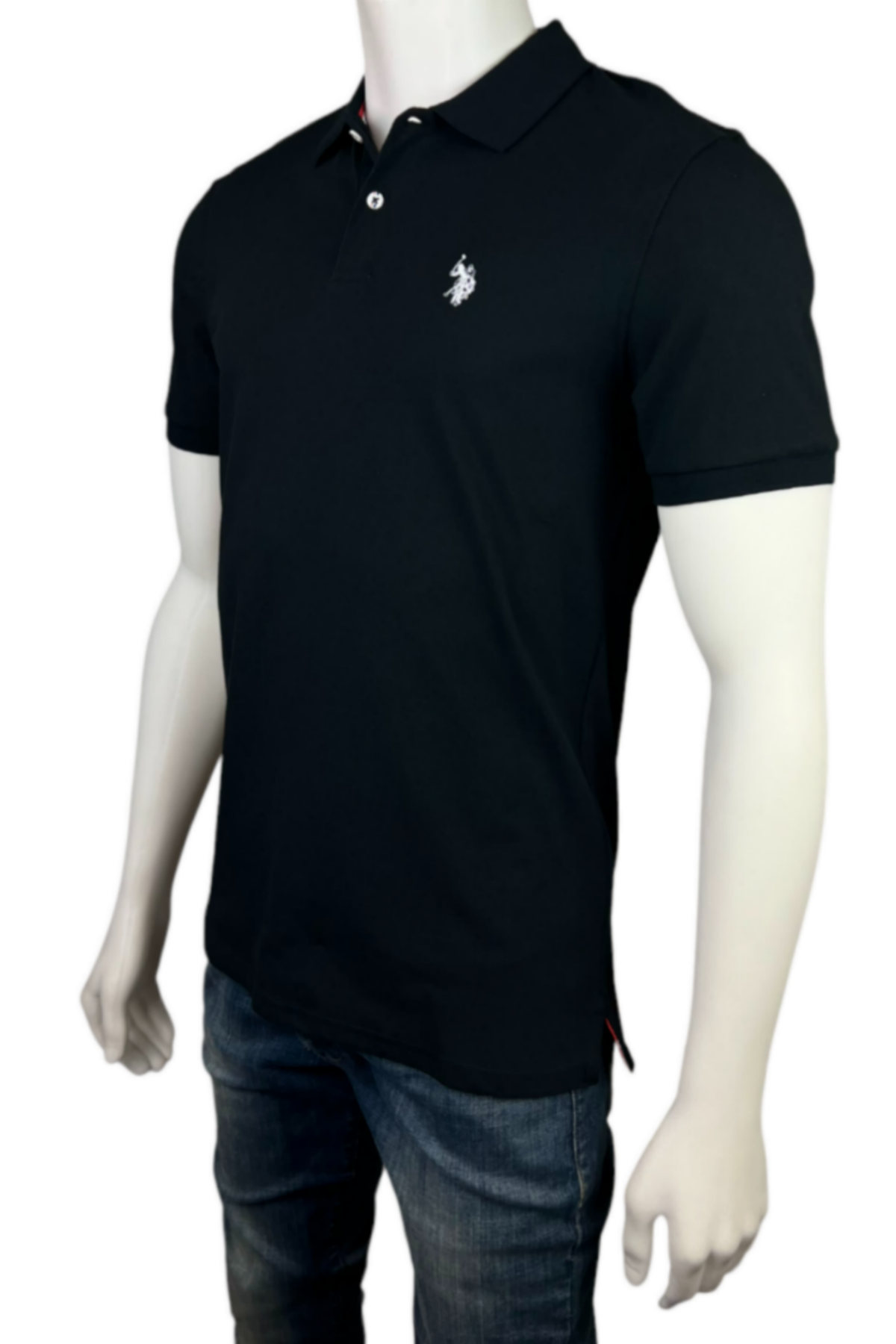 Us polo shop black shirt price