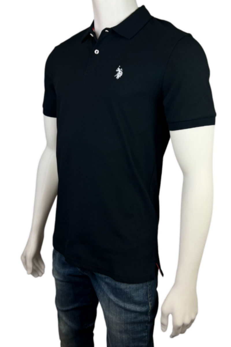 Us polo t shirts black hot sale