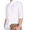 U.S. Polo Assn. Mens Long Sleeve Woven Oxford Shirt - White