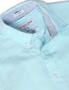 U.S. Polo Assn. Mens Long Sleeve Woven Oxford Shirt - Aqua