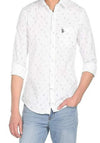 U.S. Polo Assn. Mens Long Sleeve Woven Shirt - Novelty print