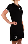 U.S. Polo Assn. Ladies DHM Logo Polo Dress - Black