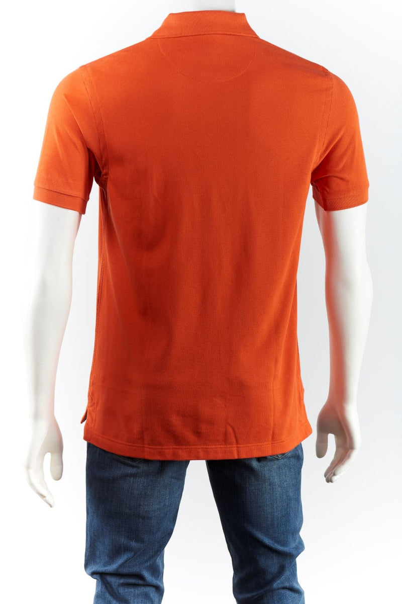 U.S. Polo Assn. Mens Orange Iconic Polo Shirt