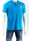 U.S. Polo Assn. Mens Blue Atoll Iconic Polo Shirt