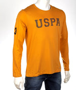 U.S. Polo Assn. Mens USPA Long Sleeve T-Shirt - Gold