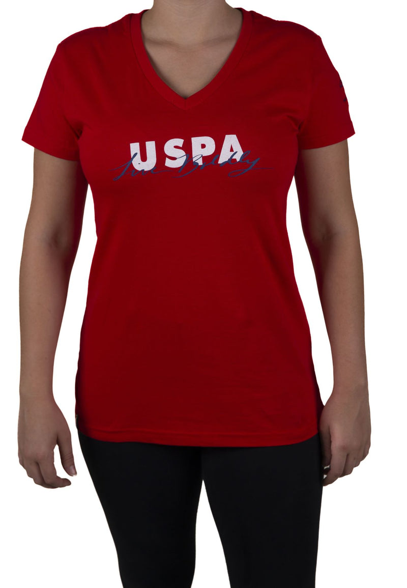 U.S. Polo Assn. Ladies  'Live Boldly' Short Sleeve T Shirt