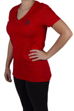 U.S. Polo Assn. Ladies Plain Short Sleeve T Shirt