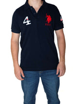 U.S. Polo Assn. Mens Polo Shirt with Large Number