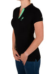 U.S. Polo Assn. Ladies plain polo shirt - Black